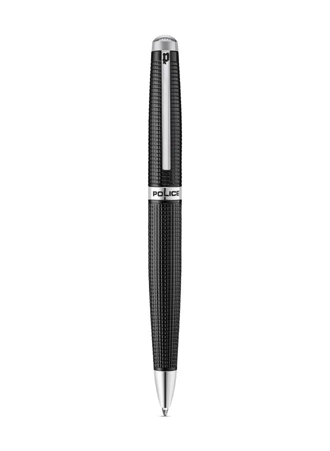 POLICE Embassy Silver Black Pen For Men